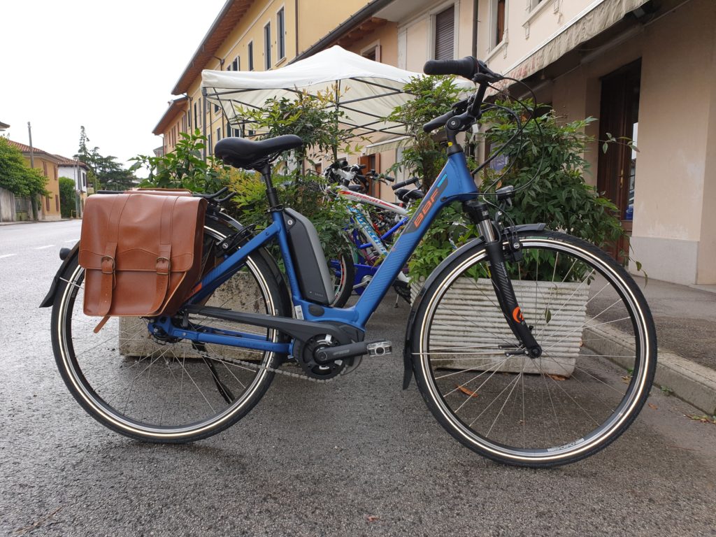 borsa bici vintage cuoio