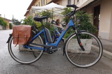 borsa bici vintage cuoio